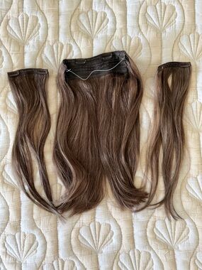 Luxy Hair | 16" Sandy Brown Halo® Hair Extensions (140g)